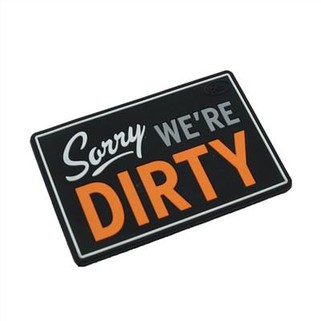 Magnes na lodówkę z miękkiego PCV w kształcie litery